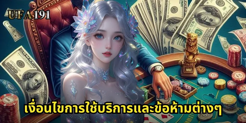 เงื่อนไขการใช้บริการและข้อห้ามต่างๆ