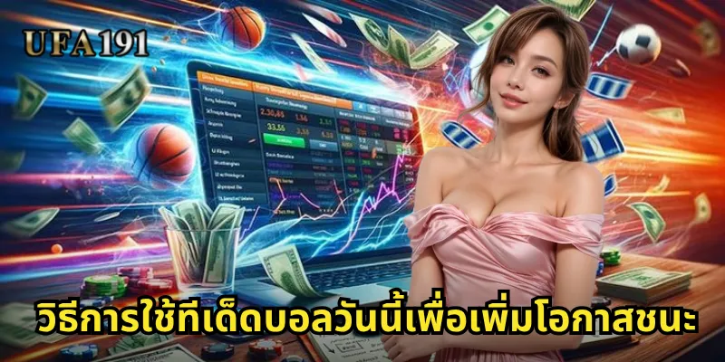 ทีเด็ดบอลวันนี้ Ufa191: คู่มือพิชิตการเดิมพันฟุตบอลแม่นยำทุกแมตช์ 2 วิธีการใช้ทีเด็ดบอลวันนี้เพื่อเพิ่มโอกาสชนะ